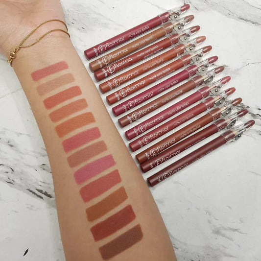 Flormar Matter Lipstick - Pack of 12
