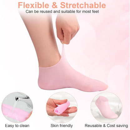 Silicone Moisturizing Gel Sock | 1 Pair
