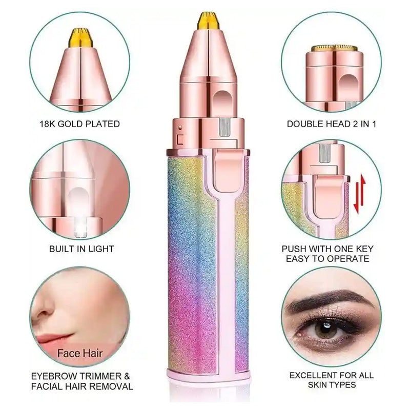 Rainbow Flawless & Painless Face Hair Remover