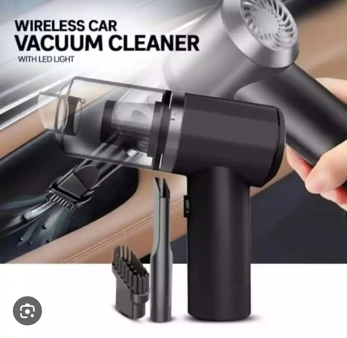 LuxeClean™ 3-in-1 Wireless Handheld Vacuum – Duster, Blower & Air Pump