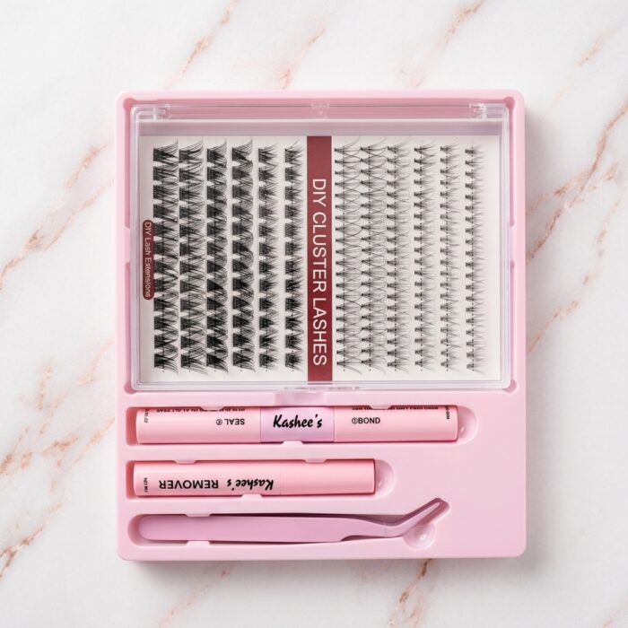 Kashee’s Permanent Eyelash Extension Set – Professional Long Lasting Volume Lash Kit for Dramatic Eye Makeup