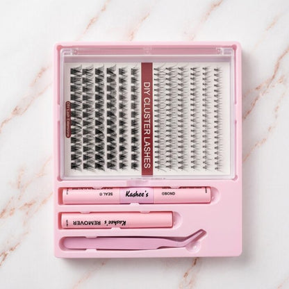 Kashee’s Permanent Eyelash Extension Set – Professional Long Lasting Volume Lash Kit for Dramatic Eye Makeup