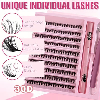 Kashee’s Permanent Eyelash Extension Set – Professional Long Lasting Volume Lash Kit for Dramatic Eye Makeup